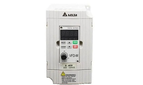 How does Delta inverter adjust the frequency?